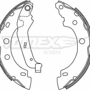 Zestaw szczęk hamulcowych TOMEX BRAKES TX 21-00 Bezpieczna płatność