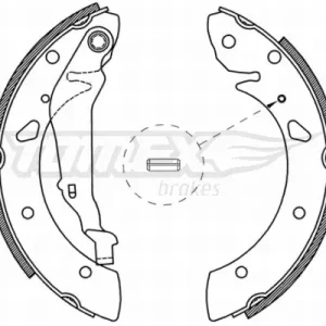 Niska cena Zestaw szczęk hamulcowych TOMEX BRAKES TX 21-05