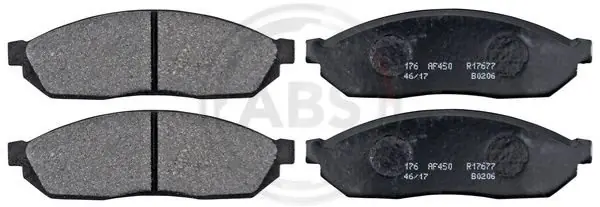 Oferta czasowa Zestaw klocków hamulcowych, hamulce tarczowe A.B.S. 36156