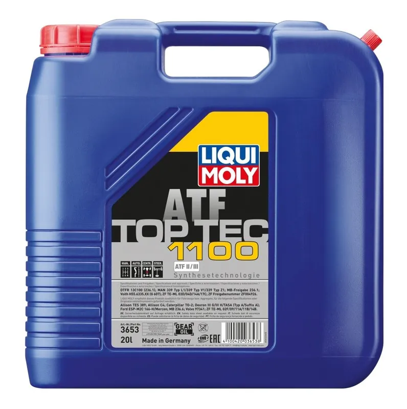 Najlepsza cena OLEJ LQM TOPTEC ATF 1100 20L