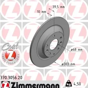 Tarcza hamulcowa ZIMMERMANN 370.3056.20 Cena promocyjna