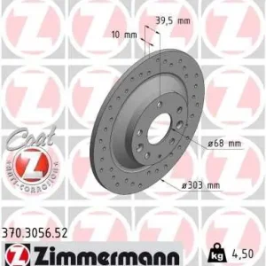 Tarcza hamulcowa ZIMMERMANN 370.3056.52 Oferta limitowana