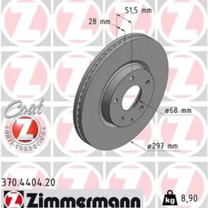 Taniej Tarcza hamulcowa ZIMMERMANN 370.4404.20