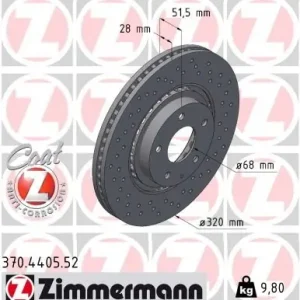 Tarcza hamulcowa ZIMMERMANN 370.4405.52 Zamów teraz