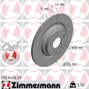 Nowość Tarcza hamulcowa ZIMMERMANN 370.4406.20