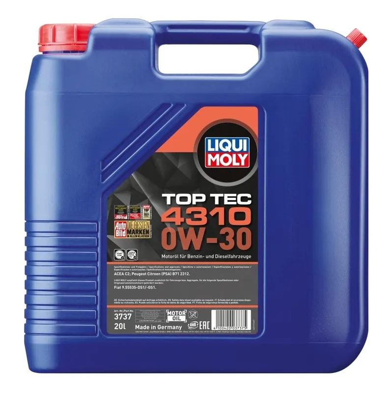 OLEJ 0W-30 TOP TEC 4310 20L Darmowa dostawa