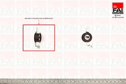 Rolka napinacza, pasek rozrządu FAI AUTOPARTS T8656 Wyjątkowa oferta