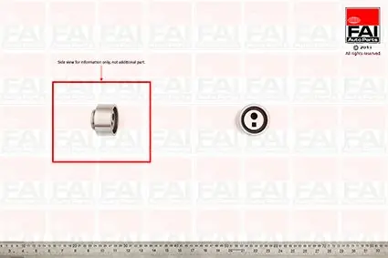 Bezpieczne zakupy Rolka napinacza, pasek rozrządu FAI AUTOPARTS T9270