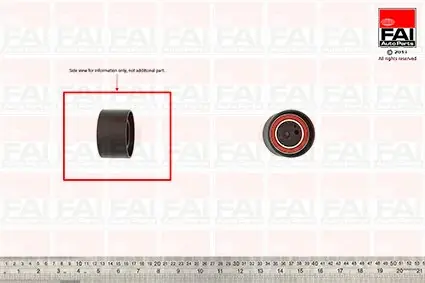 Rolka napinacza, pasek rozrządu FAI AUTOPARTS T9335 Bezpieczna płatność