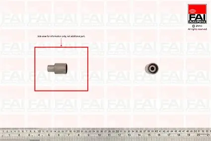 rolka kierunkowa / prowadząca, pasek rozrządu FAI AUTOPARTS T9343 Okazja
