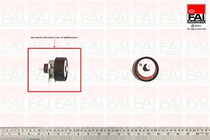 Wysoka jakość Rolka napinacza, pasek rozrządu FAI AUTOPARTS T9356