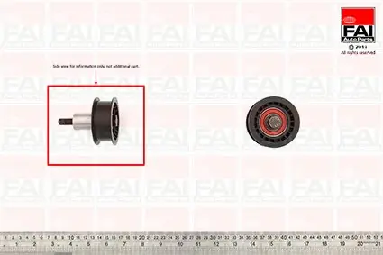 Tani rolka kierunkowa / prowadząca, pasek rozrządu FAI AUTOPARTS T9358