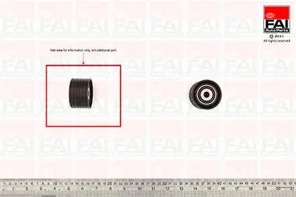 rolka kierunkowa / prowadząca, pasek rozrządu FAI AUTOPARTS T9370 Hit cenowy