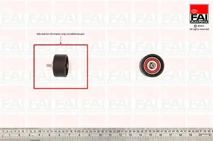 Bezpieczna płatność rolka kierunkowa / prowadząca, pasek rozrządu FAI AUTOPARTS T9377