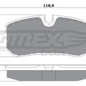 TOM 1781 TOMEX BRAKES KLOCKI HAMULC. MERCEDES VITO W447 14- TYŁ (!) Oferta limitowana