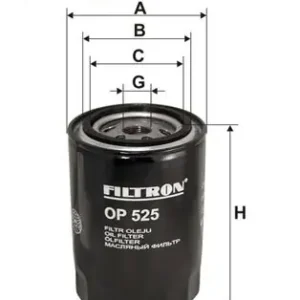 Nowość Filtr oleju FILTRON OP525 W94025