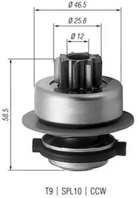 Bendiks rozrusznika MAGNETI MARELLI AMB0171 132216 Najlepsza cena