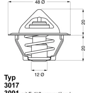Termostat WAHLER 3017.92D2 1338052 Hit sprzedaży