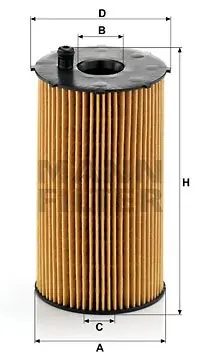 Łatwy zwrot Filtr oleju MANN-FILTER HU934/1X HU9341X