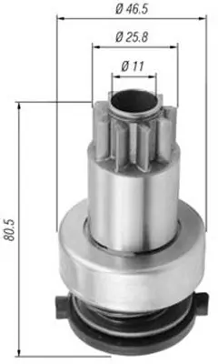 Zamów teraz Bendiks rozrusznika MAGNETI MARELLI AMB0434 1006209655