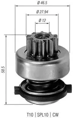 Bendiks rozrusznika MAGNETI MARELLI AMB0191 1006209538 Taniej