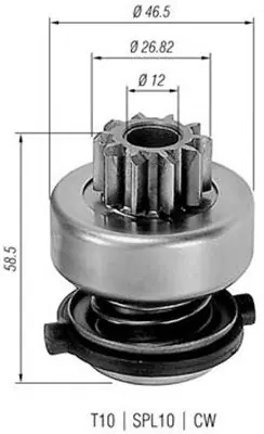Najlepsza cena Bendiks rozrusznika MAGNETI MARELLI AMB0149 1006209510