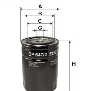 Cena promocyjna Filtr oleju FILTRON OP647/2