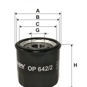 Cena promocyjna Filtr oleju FILTRON OP642/2 W68