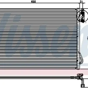 Chłodnica klimatyzacji z osuszaczem NISSENS 94872 64539206297 Ograniczona ilość
