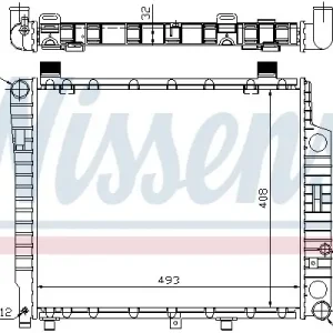 Chłodnica silnika NISSENS 62754A 2025003403 Taniej