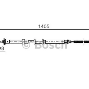Kup online Linka hamulca BOSCH 1987477927