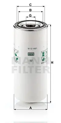 Filtr oleju MANN-FILTER W13145/1 W131451 Super okazja