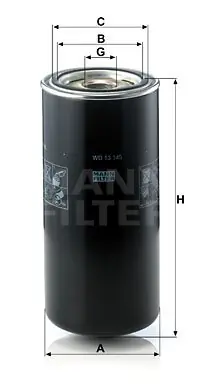 Ostatnia szansa Filtr hydrauliczny, automat. skrzynia biegów MANN-FILTER WD13145