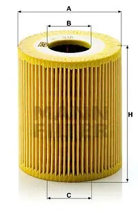 Popularny Filtr oleju MANN-FILTER HU818X