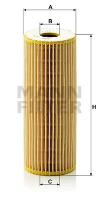 Filtr oleju MANN-FILTER HU727/1X HU7271X Wysoka jakość