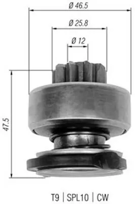 Bendiks rozrusznika MAGNETI MARELLI AMB0329 1006209624 Bezpieczne zakupy